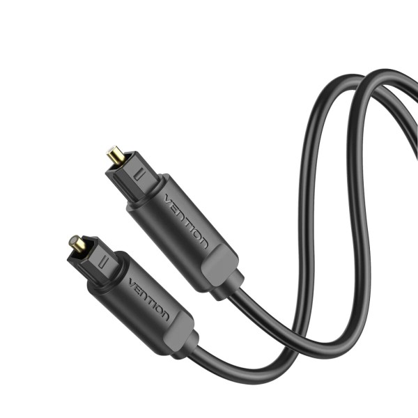 Аудіокабель Vention Optical Fiber Audio Cable 1.5M Black (BAEBG) (BAEBG)