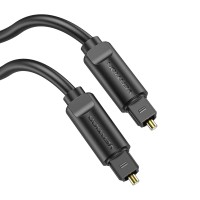 Аудіокабель Vention Optical Fiber Audio Cable 1.5M Black (BAEBG) (BAEBG)