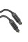 Аудіокабель Vention Optical Fiber Audio Cable 1.5M Black (BAEBG) (BAEBG)
