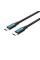 Кабель Vention USB 2.0 C Male to Male Cable 1M Black PVC Type (COSBF) (COSBF)