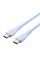 Кабель Vention USB 2.0 C Male to C Male 5A Cable 1M Light Blue Silicone Type (TAWSF) (TAWSF)