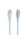 Кабель Vention USB 2.0 C Male to C Male 5A Cable 1M Light Blue Silicone Type (TAWSF) (TAWSF)