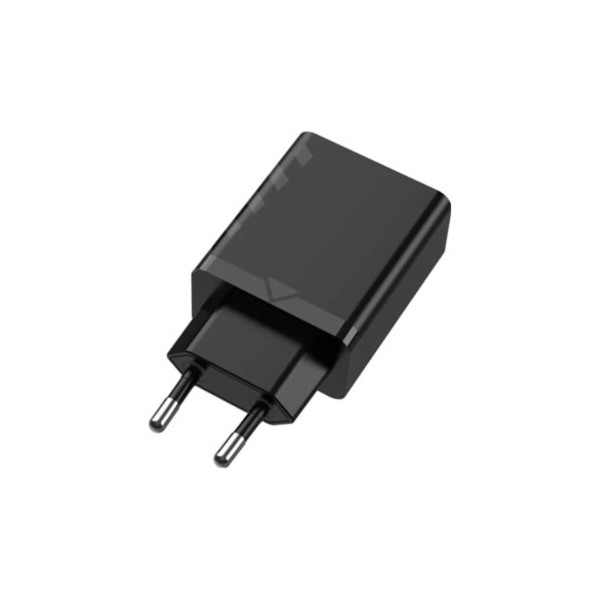 Мережевий зарядний пристрій Vention 1-port USB Wall Charger(12W) EU-Plug Black (FAAB0-EU) (FAAB0-EU)