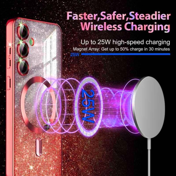 Чохол для смартфона Cosmic CD Shiny Magnetic for Samsung Galaxy S24 Red (CDSHIS24Red)