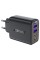 Мережевий зарядний пристрій ACEFAST A61 PD45W GaN (2*USB-C+2*USB-A) charger Black (6974316282754)