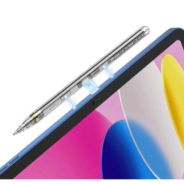 Стилус HOCO GM110 Transparent Explore Series active pad dedicated capacitive pen transparent black (6942007616744)