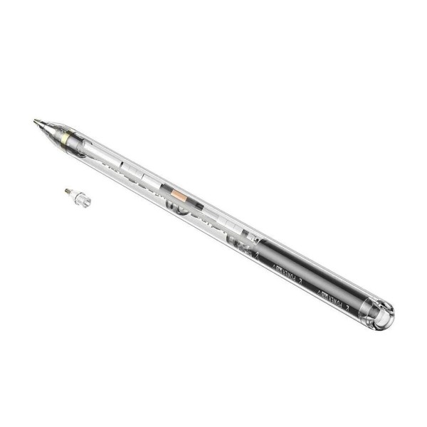 Стилус HOCO GM110 Transparent Explore Series active pad dedicated capacitive pen transparent black (6942007616744)