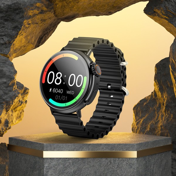 Смарт-годинник HOCO Y18 Smart sports watch(call version) Black (6942007605243)