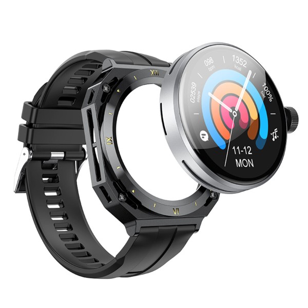 Смарт-годинник HOCO Y14 Smart sports watch(call version) Black (6931474798923)
