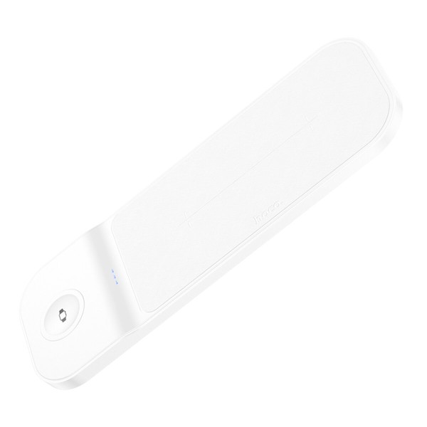 Бездротовий зарядний пристрій HOCO CQ6 Power 3-in-1 wireless fast charger(SAM Watch) White (6942007612036)