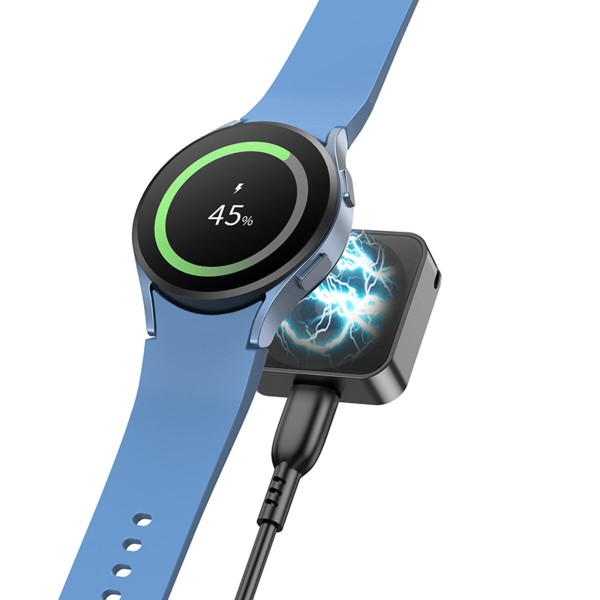 Бездротовий зарядний пристрій HOCO CW56 SAM smart watch wireless charger Black (6942007615709)