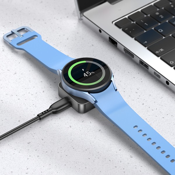 Бездротовий зарядний пристрій HOCO CW56 SAM smart watch wireless charger Black (6942007615709)