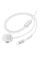 Бездротовий зарядний пристрій HOCO CW54 2-in-1 charging cable iP+iWatch White (6942007611398)
