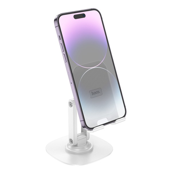 Тримач для телефона HD6 Winner dual-axis rotating desktop stand White (6942007602389)