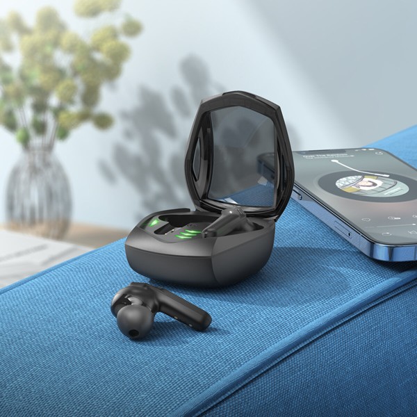 Бездротові навушники HOCO EW28 Magic true wireless BT gaming headset Black (6931474785046)