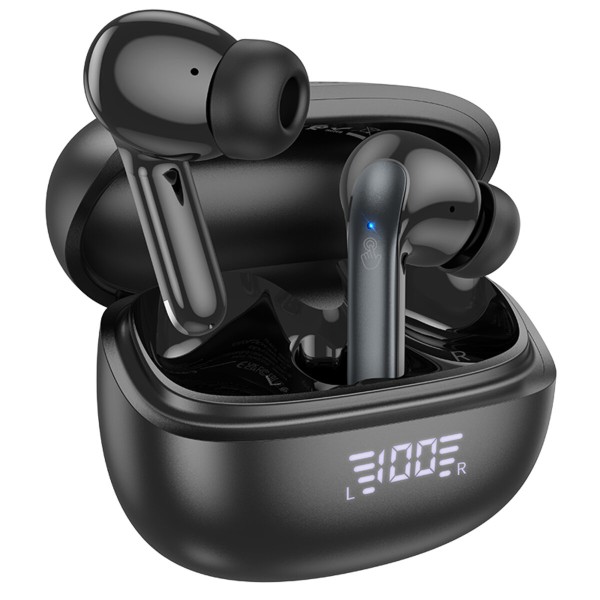 Бездротові навушники HOCO EQ5 Energy true wireless ANC+ENC noise reduction BT headset Black (6942007602419)