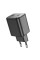Мережевий зарядний пристрій HOCO N42 Elogiado dual-port PD45W(2C) charger Black (6942007617086)