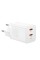 Мережевий зарядний пристрій Baseus GaN5 Pro Fast Charger C+C 40W EU White (CCGP180102)