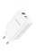 Мережевий зарядний пристрій BOROFONE BN10 Sunlight PD65W dual port(1A1C) charger White (6974443388190)