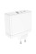Мережевий зарядний пристрій BOROFONE BN11 Imperial PD100W three-port(2C1A) charger White (6941991103773)