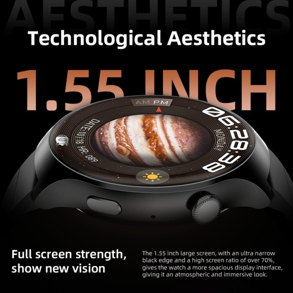 Смарт-годинник Howear Watch 4 Pro Amoled+IP67 Grey (HowearW4Grey)