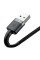 Кабель Baseus Cafule Cable USB For Lightning 2.4A 0.5m Gray+Black (CALKLF-AG1)