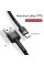 Кабель Baseus Cafule Cable USB For Type-C 3A 0.5m Gray+Black (CATKLF-AG1)