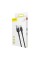 Кабель Baseus Cafule Cable USB For Type-C 3A 0.5m Gray+Black (CATKLF-AG1)