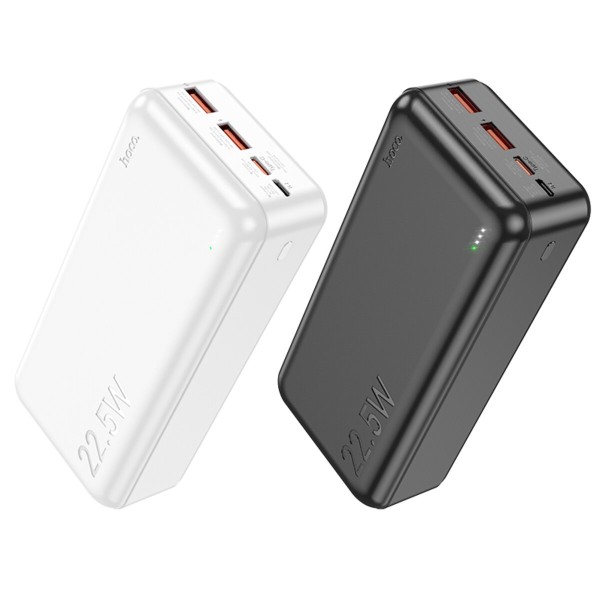 Зовнішній акумулятор HOCO J101B Astute 22.5W fully compatible power bank(30000mAh) White (6931474782526)