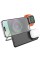 Бездротовий зарядний пристрій HOCO CQ1 Geek folding 3-in-1 magnetic wireless fast charger(for iWatch) Black (6942007602310)