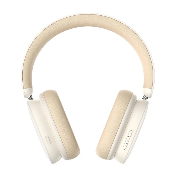 Бездротові навушники Baseus Bowie H1 Noise-Cancellation Wireless Headphones Creamy-White (NGTW230202)