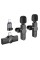 Бездротова мікрофонна система BOROFONE BFK12 Trophy lavalier wireless digital microphone(iP/Type-C) Black (6941991106408)