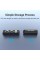 Футляр для зберігання Vention 3-slot Magnetic Connector Storage Case Black (KBUB0) (KBUB0)