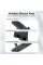 Тримач для телефона Height Adjustable Desktop Cell Phone Stand Black Aluminum Alloy Type (KCQB0) (KCQB0)