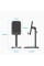 Тримач для телефона Height Adjustable Desktop Cell Phone Stand Black Aluminum Alloy Type (KCQB0) (KCQB0)