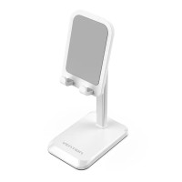 Тримач для телефона Height Adjustable Desktop Cell Phone Stand White Aluminum Alloy Type (KCQW0) (KCQW0)