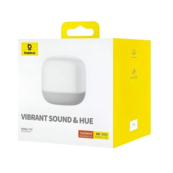 Портативна колонка Baseus AeQur V2 Wireless Speaker Moon White (A20050500211-00)