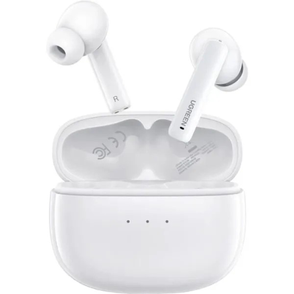 Бездротові навушники UGREEN WS106 HiTune T3 Active Noise-Cancelling Wireless Earbuds (White)(UGR-90206) (UGR-90206)