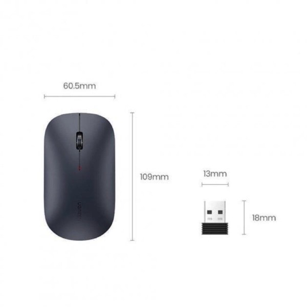 Маніпулятор миша UGREEN MU001 Portable Wireless Mouse (Black) (UGR-90372)
