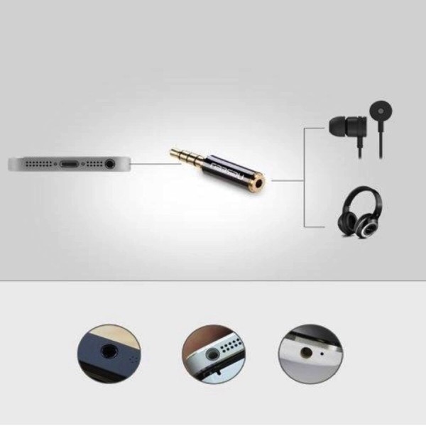 Аудіо адаптер UGREEN 3.5mm Male to 2.5mm Female Adapter(UGR-20502) (UGR-20502)