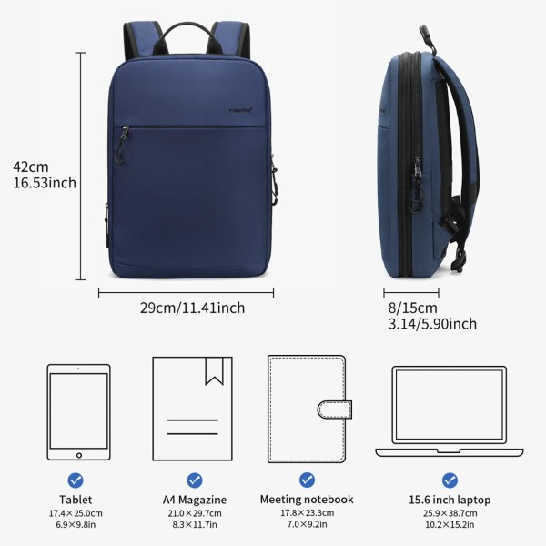 Рюкзак Tigernu T-B9013 15.6" Blue (T-B9013Blue)
