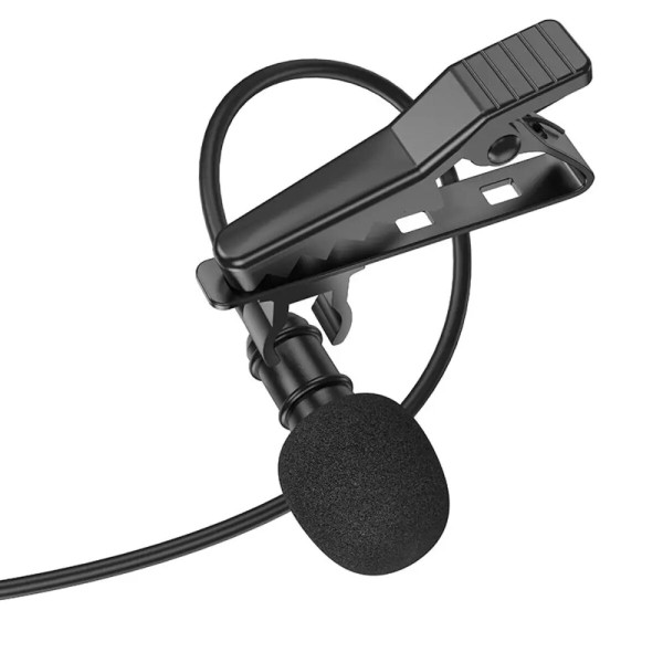 Бездротова мікрофонна система BOROFONE BFK11 Elegant lavalier microphone Type-C Black (6941991106682)