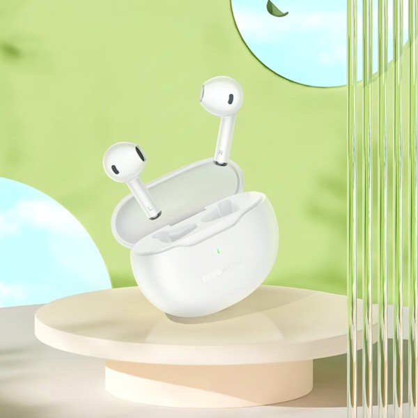 Бездротові навушники BOROFONE BW52 Tower true wireless BT headset White (6941991109447)