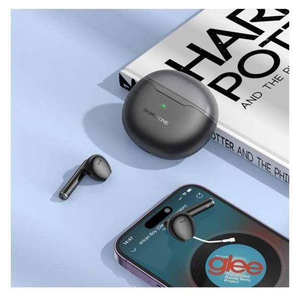 Бездротові навушники BOROFONE BW52 Tower true wireless BT headset Black (6941991109430)