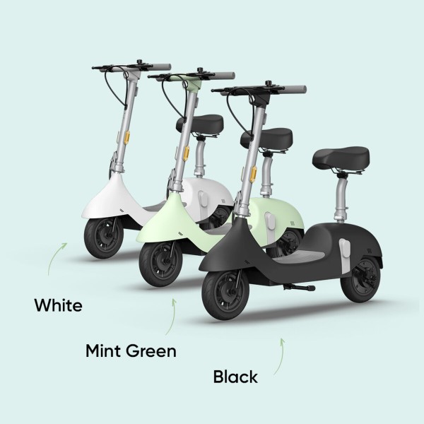 Електросамокат з сидінням OKAI Ceetle PRO EA10C Mint Green 10', 350(900)W, 25Km/h, 10,4Ah, 55Km, 20%,NFC, App, 29kg (EA10C-MG)