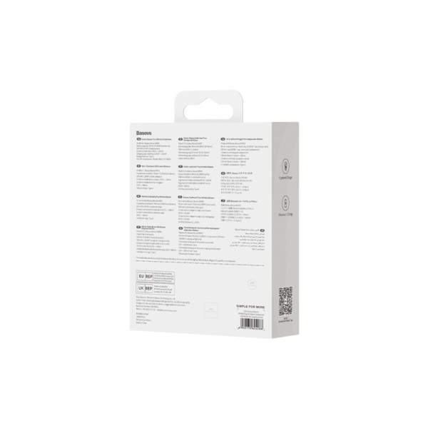 Бездротові навушники Baseus Bowie WM03 True Wireless Earphones creamy-white (NGTW330302)