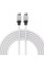 Кабель Baseus CoolPlay Series Fast Charging Cable Type-C to Type-C 100W 2m White (CAKW000302)