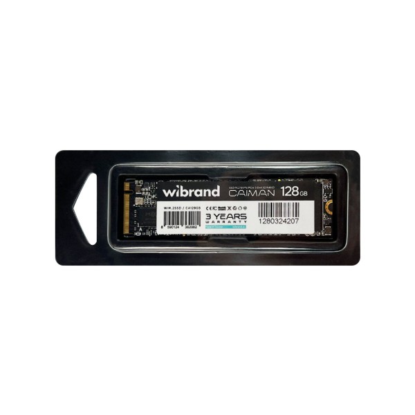 Накопичувач SSD M.2 Wibrand Caiman 128GB NVMe 2280 PCIe 3.0 3D NAND (WIM.2SSD/CA128GB)