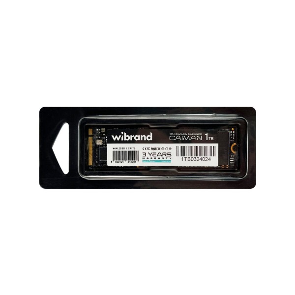 Накопичувач SSD M.2 Wibrand Caiman 1TB NVMe 2280 PCIe 3.0 3D NAND (WIM.2SSD/CA1TB)