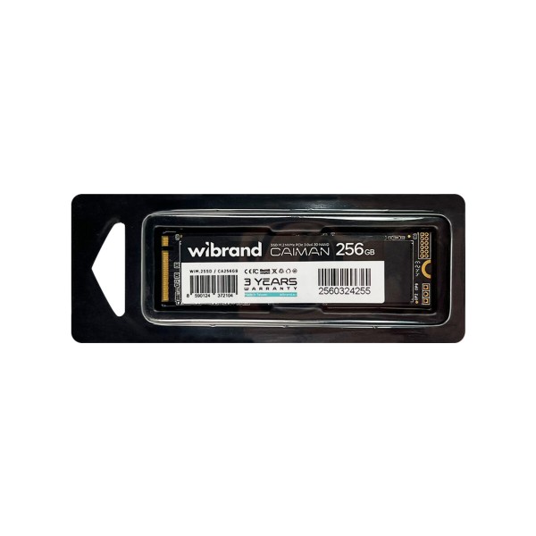 Накопичувач SSD M.2 Wibrand Caiman 256GB NVMe 2280 PCIe 3.0 3D NAND (WIM.2SSD/CA256GB)